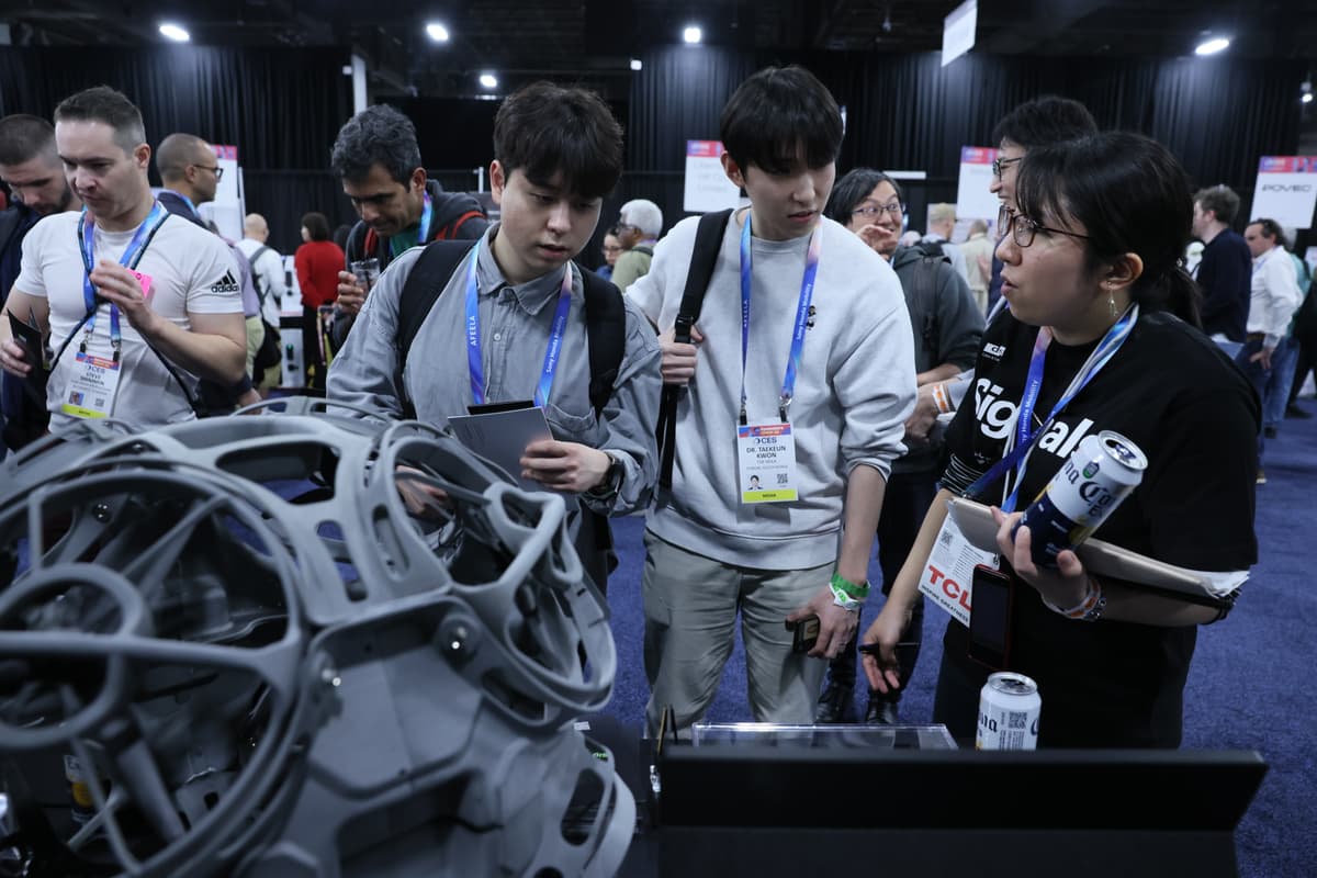 Brain-computer interface headset demonstration