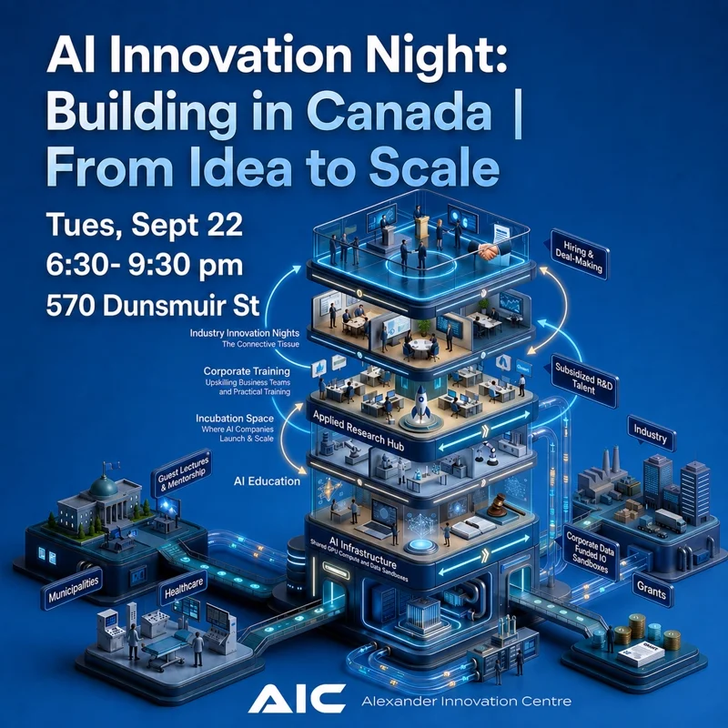 AI Innovation Night: Building in Canada, From Idea to Scale