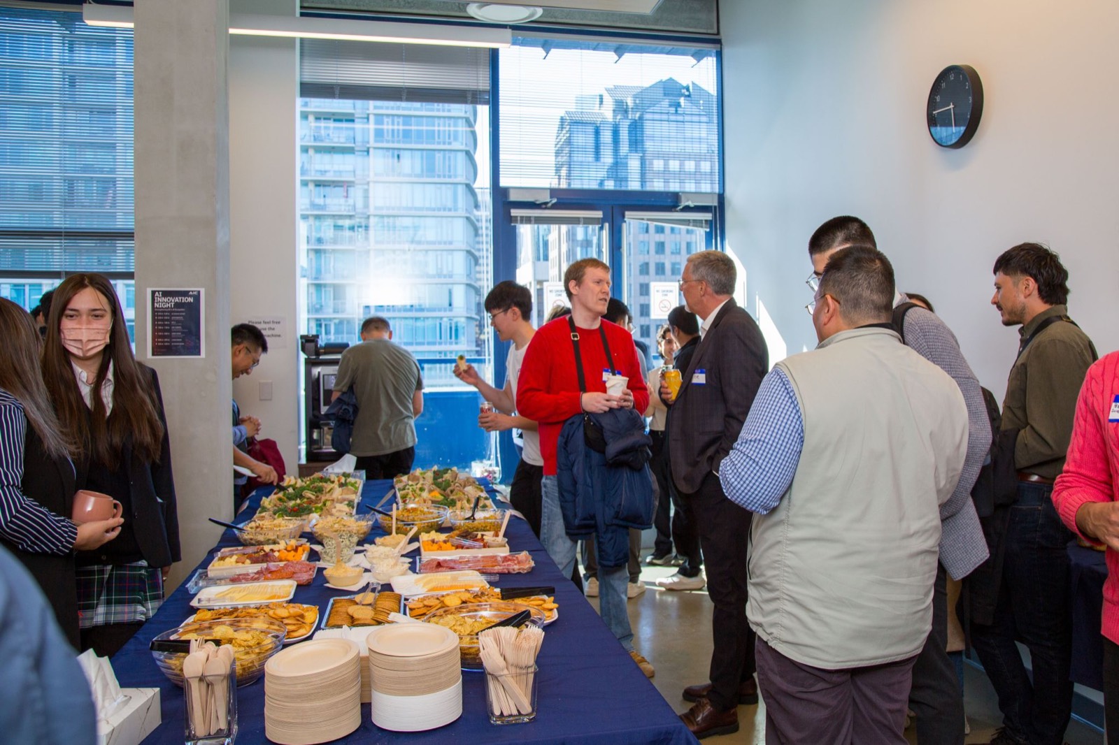 Networking at AI Innovation Night